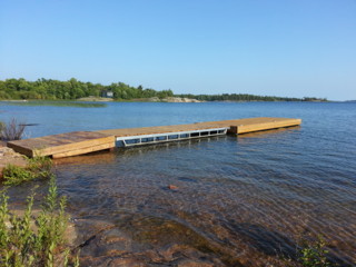 8ft x 24ft Floating Pontoon Dock in Georgian Bay 5.jpg
